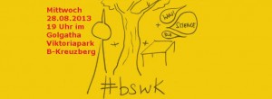 Großartiges BSWK-Biergarten-Logo von Katja Machill.